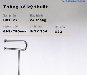 Thanh Vịn Inox - GB102V