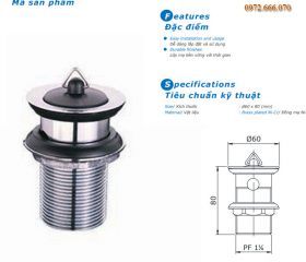 Cổ thoát vòi nước của TOTO T6J1